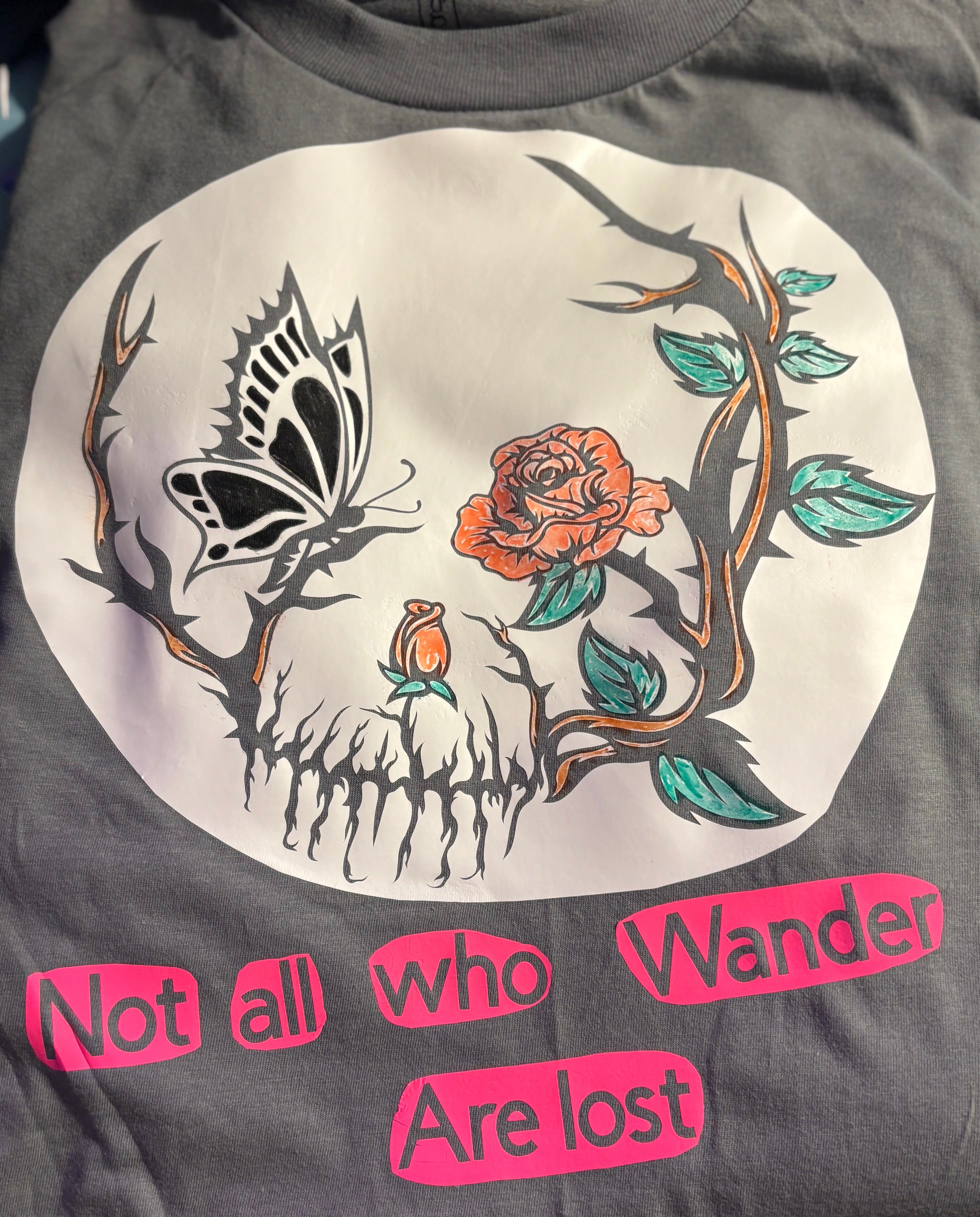 Not all who wander are lost t-shirt